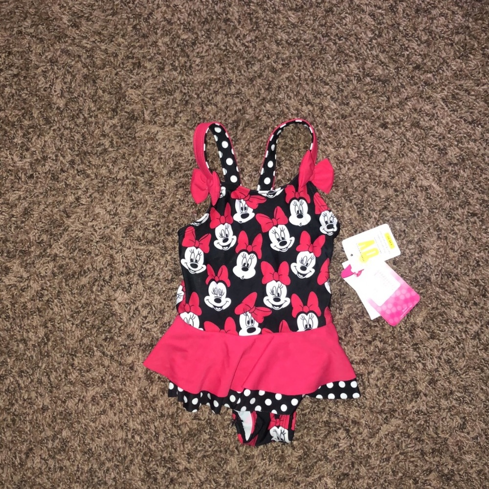 2T Minnie Mouse Bathing Suit